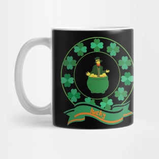 Saint Patrick Lucky T-shirt Mug